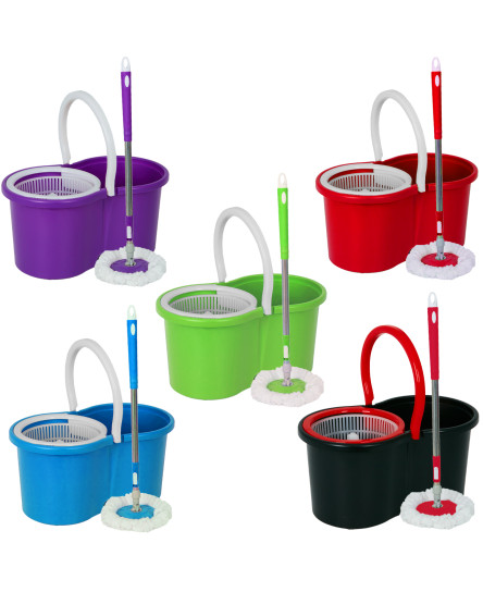 360-floor-magic-spin-mop-bucket-set-microfiber-rotating-dry-heads-with-2-heads