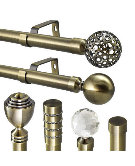 extendable-curtain-pole-rod-19mm-antique-brass-metal-eyelet-or-rings-fittings