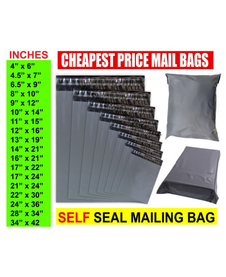 grey-mailing-bags-all-sizes-poly-postage-large-strong-self-seal-plastic-postal