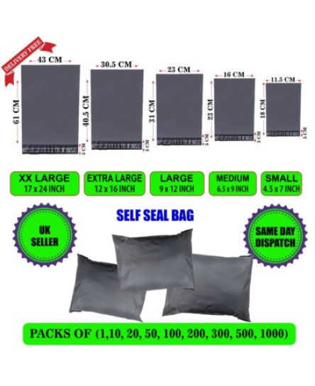 grey-postal-post-packaging-bags-plastic-parcel-mailing-packing-postage-self-seal