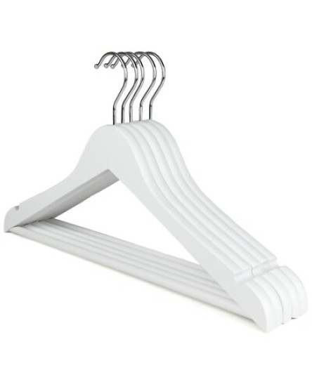 the-hanger-store-white-wooden-coat-hangers-flat-suit-hanger-with-trouser-bar
