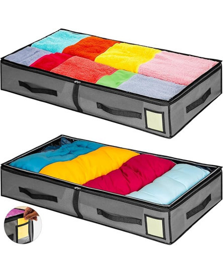 large-underbed-fabric-storage-bags-shoes-clothes-bedding-zipped-duvet-organizer