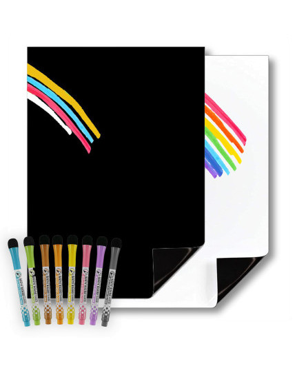 magnetic-dry-erase-whiteboard-or-chalkboard-for-fridge-notes-lists-memo-board