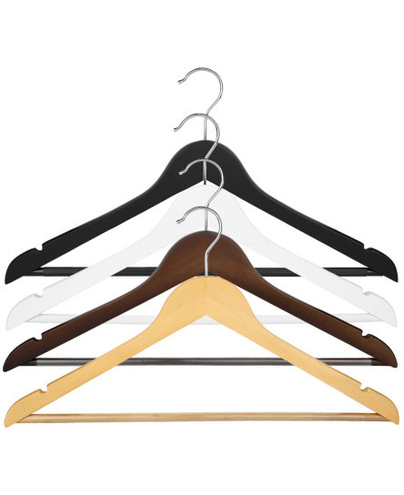 the-hanger-store-wooden-coat-hangers-with-non-slip-bar-for-suits-trousers