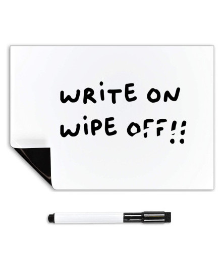 a4-magnetic-whiteboard-for-fridge-dry-wipe-pen-memo-board-magnet-white-board
