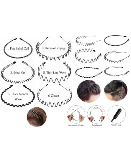 black-metal-sports-hairband-headband-wave-alice-style-hair-band-unisex-men-women